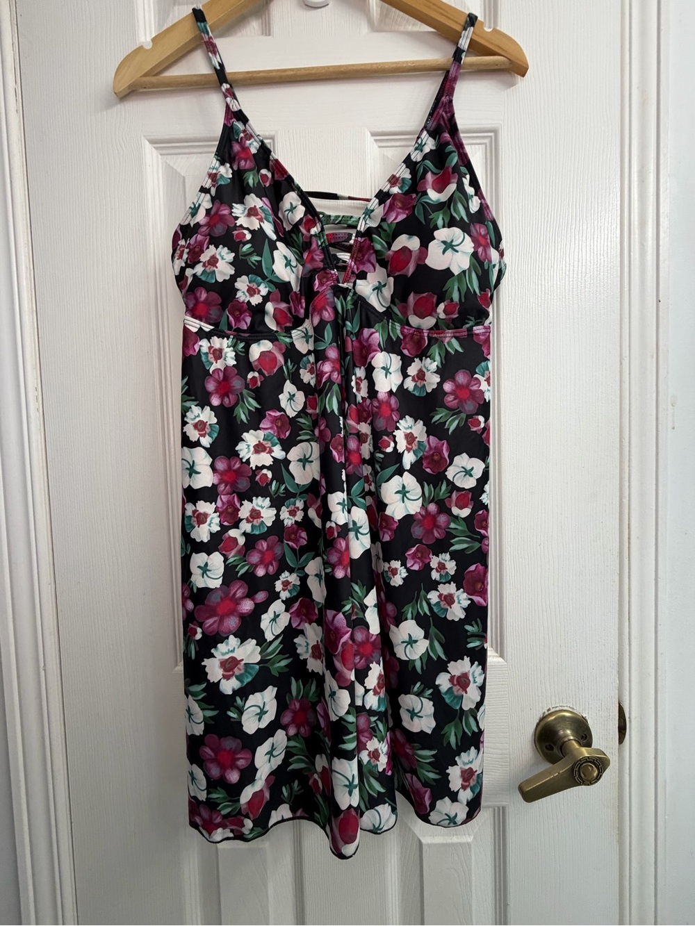NWT Summer Mae Floral Tankini Swimsuit XXL Tummy Control Boyshort Beach Vacation